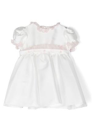 White silk blend dress LA STUPENDERIA KIDS | CBAB56O03.